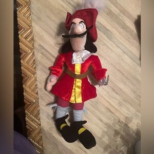 Disney Store Captain Hook Neverland Pirate Plush